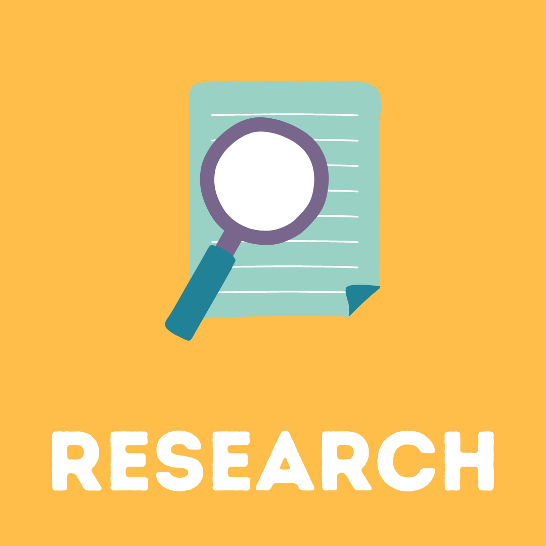 Decorative icon for research
