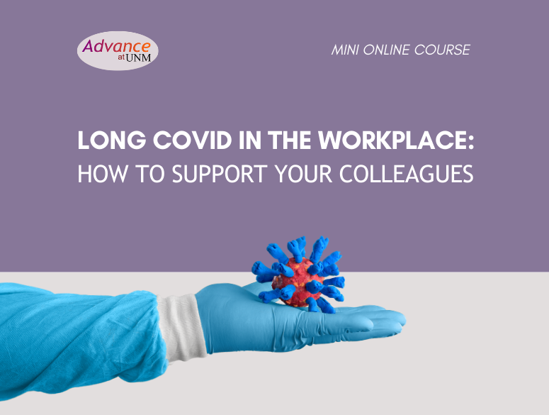Decorative cover image for Long COVID in the Workplace course