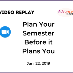 Flier for Plan Your Semester Before it Plans You