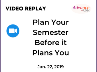plan-your-semester Flier for Plan Your Semester Before it Plans You