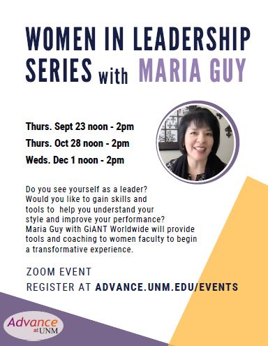 Women in Leadership Series - Flyer