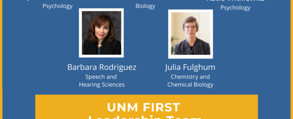 Image of members of the UNM FIRST leadership team