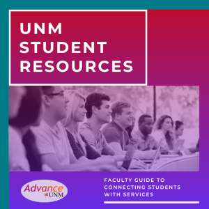 Cover image to faculty guide for student resources