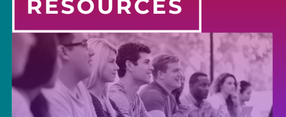 Cover image to faculty guide for student resources