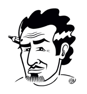 Portrait drawing of Eric j. Garcia