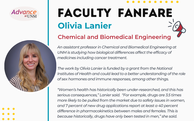 Faculty Fanfare for Olivia Lanier