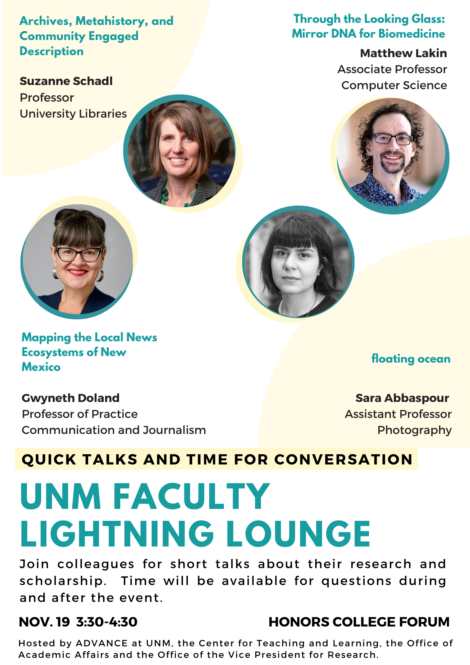Flier for November Lightning Lounge