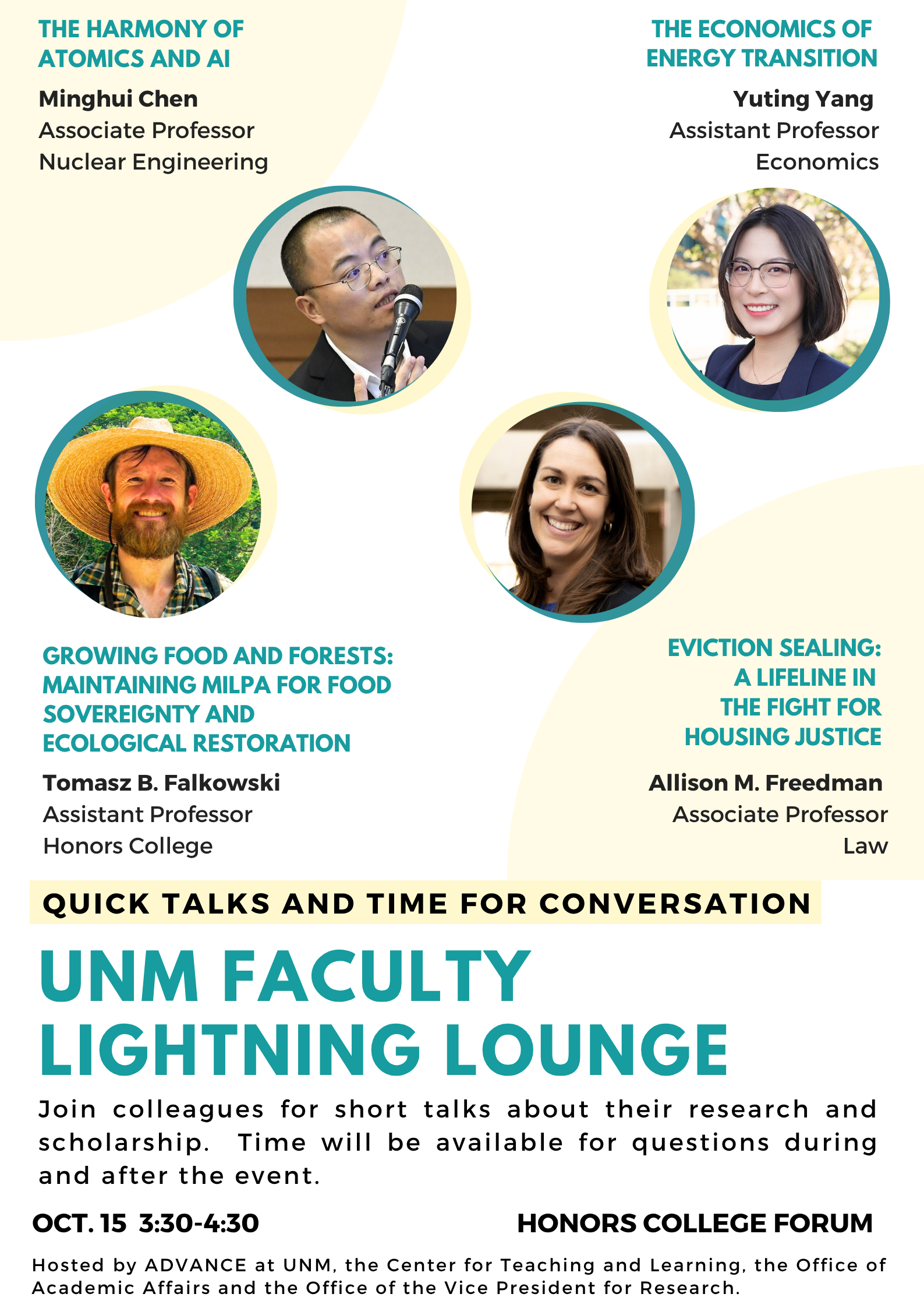 Lightning Lounge flier for October