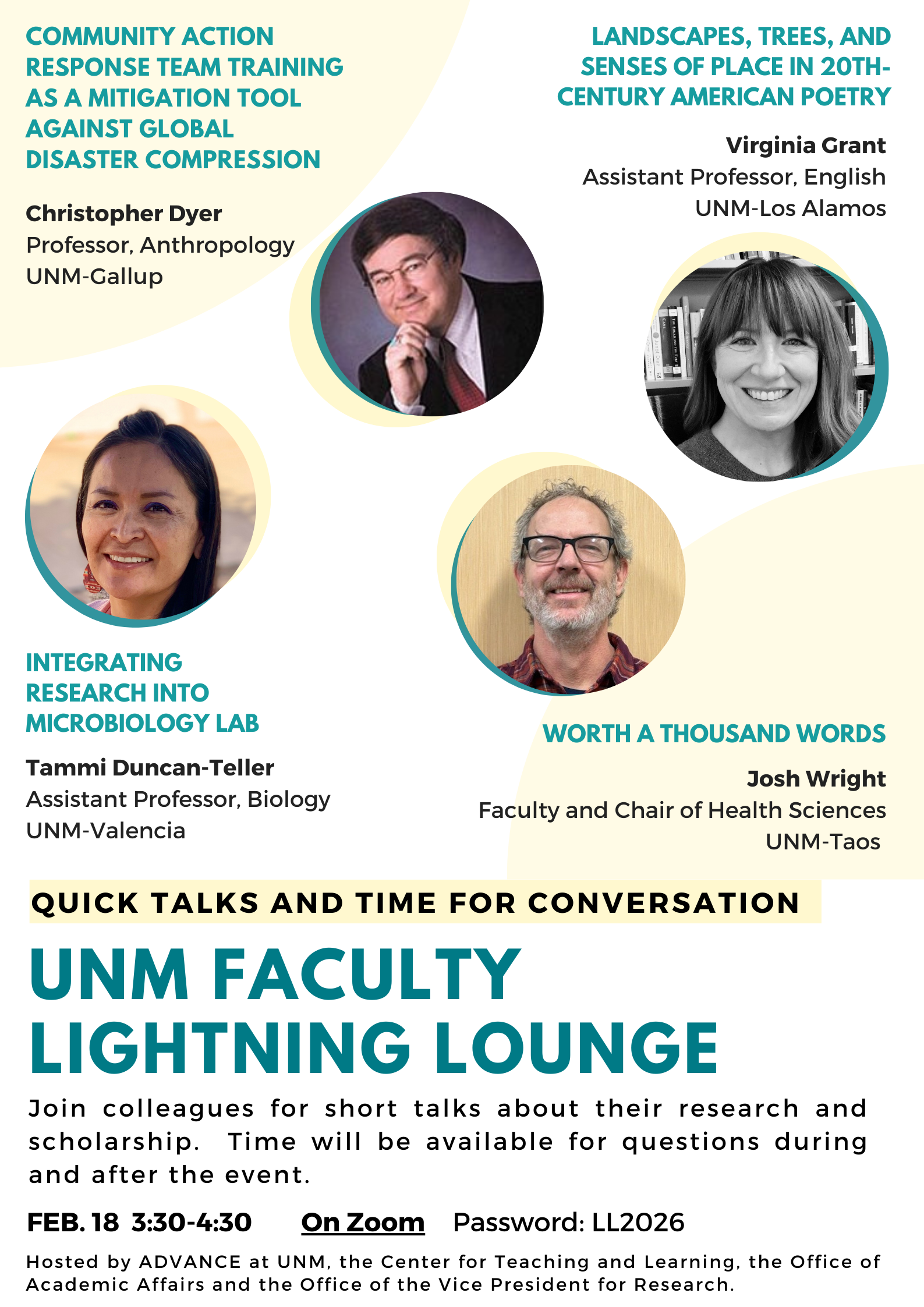 February Lightning Lounge flier