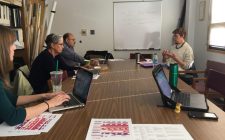Members of ADVANCE at UNM during one of their first team meetings at UNM in fall 2016.
