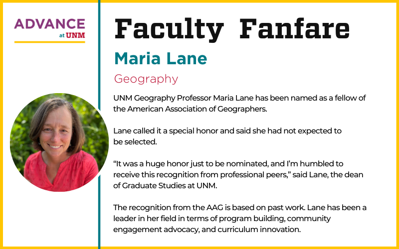 Faculty Fanfare graphic