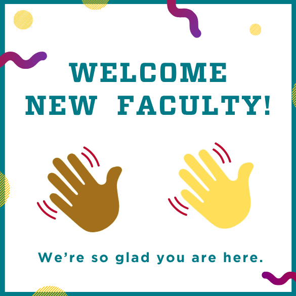 Welcome New Faculty