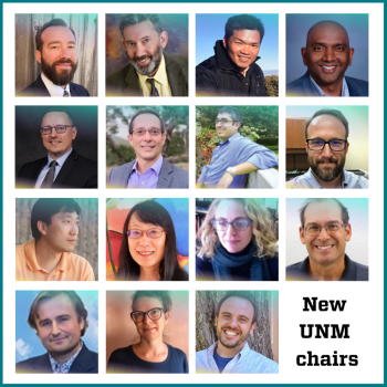 Collage of headshots of UNM faculty
